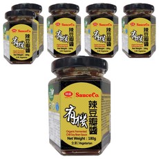 味榮 有機辣豆瓣醬 全素, 180g, 6罐