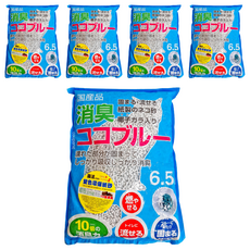 FUJIURA 藤浦 變色環保紙砂 椰殼活性碳, 6.5L, 5包