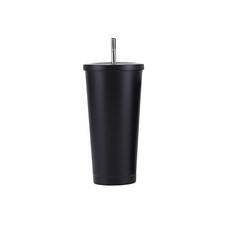 차이나다 이중전열 텀블러, 블랙, 750ml