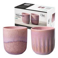 빌레로이앤보흐 팔레모 머그 290ml, 코랄, 2개