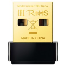 tp-link Archer T2U Nano 600Mbps AC雙頻 wifi網路USB無線網卡, AC600, 黑色, 1個