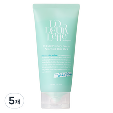 로더렛 컬러핏 파우더리 브리즈 논워시 헤어팩, 5개, 200ml