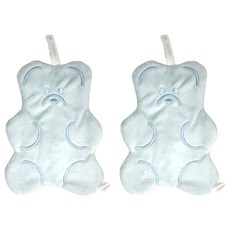 小熊軟糖造型擦手巾 - 寶寶藍, 1條, 2條