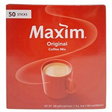 Maxim 麥心 經典原味三合一咖啡 中度烘焙 50入, 11.8g, 50條, 1盒