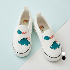 Lolly Tree 童款動物印花帆布懶人鞋