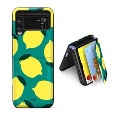 쏭스 Z플립4 마그네틱 도어범퍼 카드2장 휴대폰케이스 쥬시