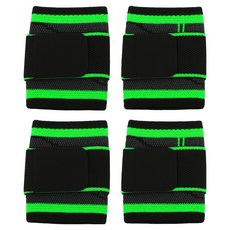 加壓運動護腕, 4個, 綠色