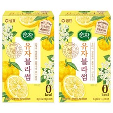 순작 유자블라썸 핫&콜드 과일허브티, 1.8g, 20개입, 2개