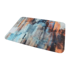 rubber anne 可機洗軟式珪藻土廚房吸水地墊 秋風的話, 表層瞬間吸水, 底層植物萃取止滑, 清潔保養輕鬆簡單, 天然無毒環保, 100 x 45cm