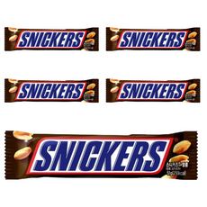 스니커즈 피넛 싱글 초콜릿, 51g, 5개