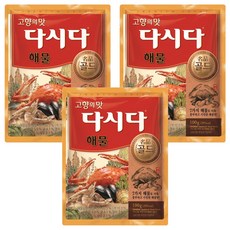 다시다 명품골드 해물 조미료, 100g, 3개
