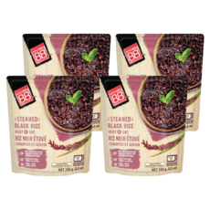 KITCHEN 88 泰國黑米即食飯 方便即食 營養豐富 無防腐劑 健康美味, 150g*4包
