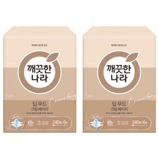 KleanNara 可綠納樂 Deep Mood 面紙 奶油米色 2層, 240入, 12個