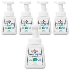 LION 獅王 廚房用洗手慕斯 羅勒香, 250ml, 5個