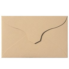 粉彩迷你名片信封, 棕色, 100個