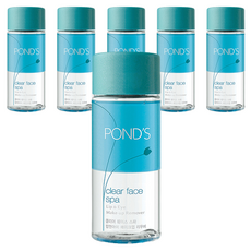 폰즈 클리어 훼이스 스파 립 앤 아이 메이크업 리무버, 120ml, 6개