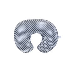 Chicco Boppy純棉授乳枕, 安心清潔、保持乾淨又衛生, 可拆式布套設計，枕套枕心皆可機洗, 炭灰, 1個