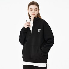 MOZMOZ Laurel 寬鬆版型刷毛半拉鍊上衣