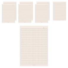페이퍼리안 라이프패드 메모지 A5, 원고지 베이지, 60매, 8개