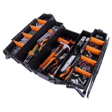 켄도 3단 슬라이딩 수납 공구함 90275CO, 1개