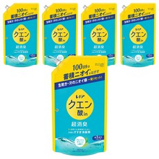 Lenor 蘭諾 檸檬酸消臭衣物漂洗劑補充包 清新綠香, 380ml, 5包