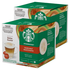 STARBUCKS 星巴克 榛果風味瑪奇朵膠囊咖啡, 123g, 2個, 12入