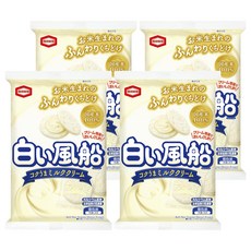 KAMEDA 龜田製菓 白風船米果 牛奶口味 15包入, 57g, 4袋