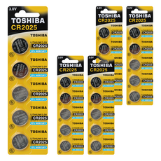 도시바 리튬 코인건전지 CR2025, 5개, 5개입