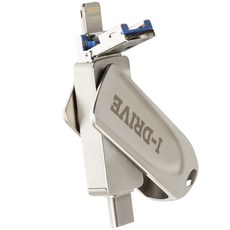 Imall OTG轉接頭 USB 3.0 + 8PIN + Type-C 數據傳輸 一體式外接記憶體 IDRIVE, 32GB