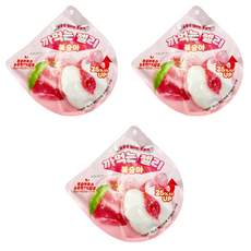 까먹는젤리 복숭아, 3개, 60g