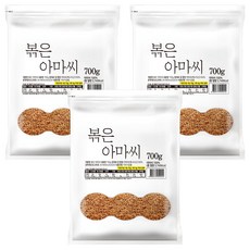 대구농산 볶은 아마씨 봉, 700g, 3개