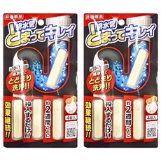 AIMEDIA 艾美迪雅 排水管長效除臭清潔劑，非塩素系，停留10-15日，含橙油，4錠入, 24g, 2組