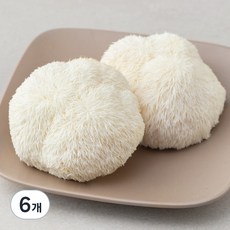 국내산 친환경 노루궁뎅이 버섯, 150g, 6개