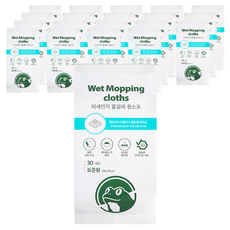 SINCERELY Frog 抗細懸浮微粒濕拖清潔布 標準型 30入, 20個