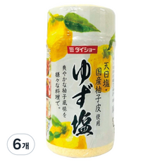 다이쇼 유자 소금 시즈닝, 80g, 6개