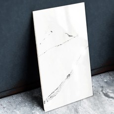 DEKOREA 高光澤大理石紋泡棉壁磚, 比安科白 (TG-906), 30個