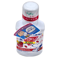 EARTH 地球製藥 兒童漱口水 草莓粉色 清新水果香味 溫和配方 不含酒精, 250ml, 1瓶