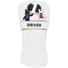 Gaspard et Lisa 卡斯柏和麗莎 高爾夫一號木桿套, 白色, 1個