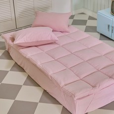 La Pomme Ilyk Kachion鬆緊帶床墊, 柔和的粉紅色