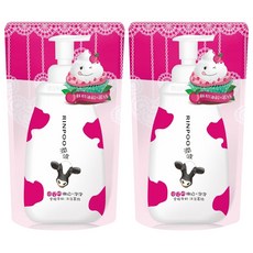 RINPOO 潤波 全脂牛奶沐浴幕絲 補充包 嫩白, 700ml, 2包