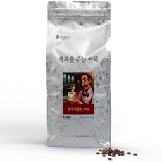 McNulty Coffee 讓人幸福的咖啡藍山風味咖啡豆, 無研磨咖啡豆, 1kg, 1包