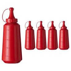 일상속반짝 빨간 끈캡 케찹 초장통, 360ml, 5개