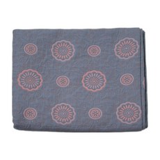 悅生活 純棉厚磅密織復古蓋毯 羅曼蒂克 (150X200cm) /四季毯/冷氣毯