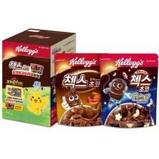농심켈로그 포켓몬가오레 첵스초코 + 문앤스타 세트, 990g, 1세트