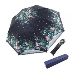 AGATHA 璦嘉莎 花朵印花蕾絲遮陽傘 AG2004+禮盒