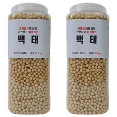 대한농산 통에담은 백태, 1.8kg, 2개