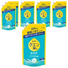 Lenor 蘭諾 檸檬酸消臭衣物漂洗劑補充包 清新綠香, 380ml, 6包