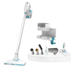 BLACK&DECKER 百工 二合一蒸氣熨斗蒸氣清潔機 BHSM15FX09, 白色