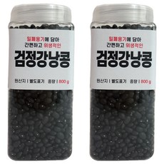 대한농산 통에담은 검정강낭콩, 800g, 2개