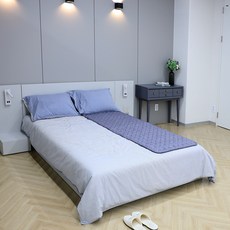 델루체 프리미엄 EMF 원적외선 탄소열선 캠핑용 전기매트 DLC-MS607NK, Blue 삼각체크, 소